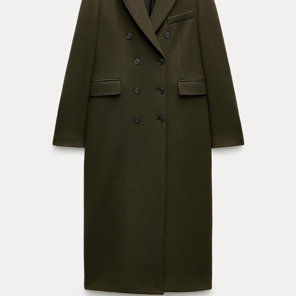π 2024 ZARA WOOL MANTECO COAT - Picture 9 of 16